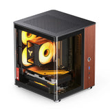 Jonsbo TK-0 BLACK computeretui Sort, Træ