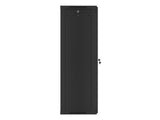 Lanberg WF01-6427-10B stativ 27U Vægmonteret stativ Sort