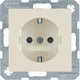 Berker 47238982 Steckdose Schuko stikkontakt Type F Hvid