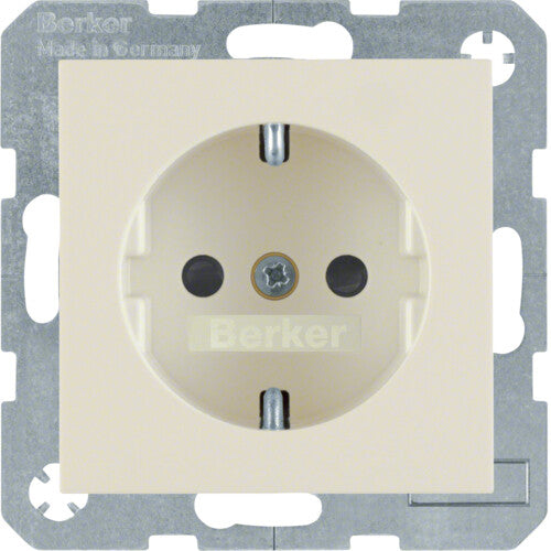 Berker 47238982 Steckdose Schuko stikkontakt Type F Hvid