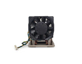 Inter-Tech J-12 Processor Luftkøler 8 cm Sort, Sølv 1 stk