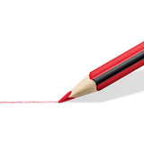 Staedtler 187 Sort, Blå, Brun, Grøn, Lyse Blå, Lysegrøn, Mauve, Orange, Fersken, Rød, Gul 12 stk
