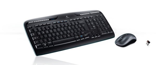 Logitech Wireless Combo MK330 tastatur Mus inkluderet Kontor USB QWERTY US International Sort
