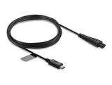 DeLOCK 91796 el-ledning Sort 1,2 m USB C 2-polet