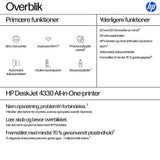HP DeskJet 4330 Trådløst All-in-One Farve Printer, Instant Ink