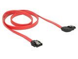 DeLOCK 83970 SATA-kabel 0,7 m SATA 7-pin Sort, Rød