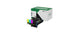 Lexmark 71C0Z50 tonerpatron 3 stk Original Blå, Magenta, Gul