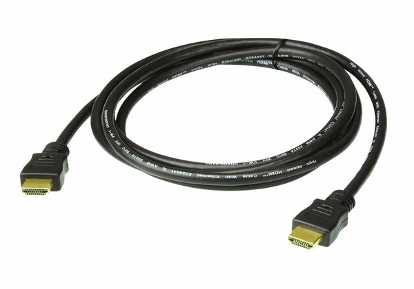 ATEN 2L-7D02H-1 HDMI-kabel 2 m HDMI Type A (Standard) Sort