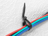DeLOCK 18914 kabelsamler Krog og løkke kabelbinder Nylon Sort 100 stk
