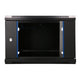Extralink LITE 6U 530X400 WALL-MOUNTED RACKMOUNT CABINET BLACK Fritstående/væg-/gulvmonteret stativ Sort