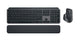 Logitech Master MX Keys S Combo tastatur Mus inkluderet Kontor Bluetooth AZERTY Fransk Grafit