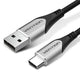 Vention CODHF USB-kabel USB 2.0 1 m USB A USB C 0,48 Gbit/sek. Aluminium, Sort