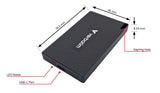 Verbatim 32030 ekstern solid state driver 512 GB USB Type-C USB 3.2 Gen 2x2 Grå