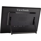 Viewsonic TD1630-3 computerskærm 39,6 cm (15.6") 1366 x 768 pixel HD LCD Berøringsskærm Multibruger Sort