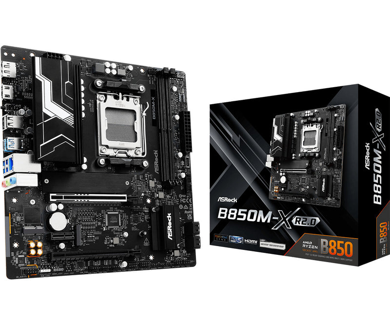 Asrock B850M-X R2.0 AMD B850 Sokkel AM5 micro ATX