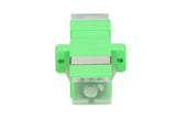 Extralink ADAPTER SC/APC SM SIMPLEX GREEN TRANSPARENT DUST CAPS - Adapter fiber adapter SC/APC 2000 stk Grøn