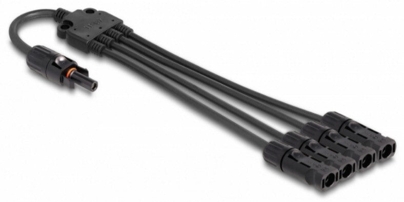 DeLOCK 88227 kabelsplitter eller -samler Kabelfordeler Sort