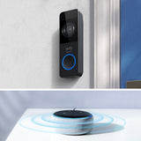 Eufy Video Doorbell 1080p Sort, Hvid