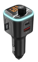 Navitel BHF04 MAX FM-sender 87,5 - 108 MHz Bluetooth/USB Sort