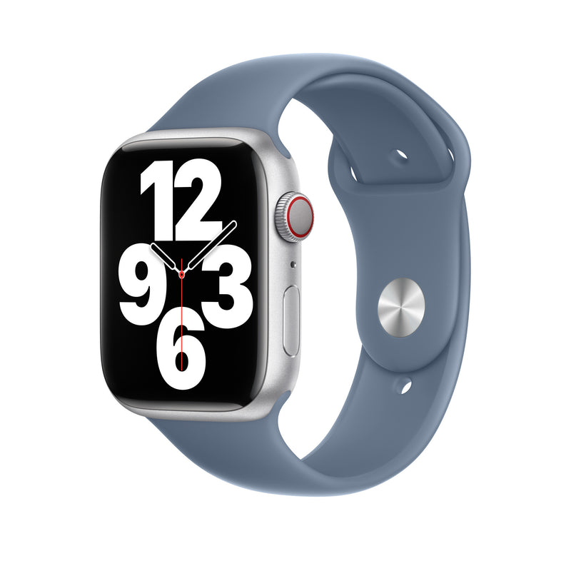 Apple MP7U3FE/A Smart bærbart (wearable) tilbehør Band Blå Fluoroelastomer