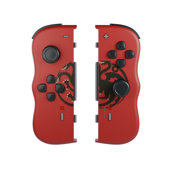 Lexip HBO Game of Thrones Targaryen Sort, Rød Bluetooth Gamepad Nintendo Switch, Nintendo Switch OLED