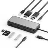 ALOGIC FUPHDDP1 dockingstation Ledningsført USB 3.2 Gen 1 (3.1 Gen 1) Type-C Grå