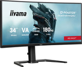 iiyama G-MASTER GCB3484WQSU-B1 computerskærm 86,4 cm (34") 3440 x 1440 pixel UltraWide Quad HD LED Sort