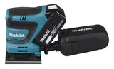 Makita DBO480Z transportabel slibemaskine Excentersliber 14000 OPM Sort, Blå 210 W