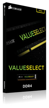 Corsair ValueSelect 8 GB, DDR4, 2666 MHz hukommelsesmodul 1 x 8 GB 288-pin DIMM