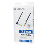 LogiLink 3.5mm - 3.5mm 1m lydkabel Blå