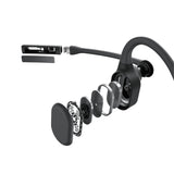 SHOKZ OpenComm2 UC 2025 Upgrade Headset Trådløs Ørekrog Kontor/Callcenter Bluetooth Sort
