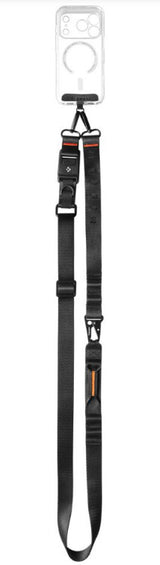 Spigen DA30M strop Mobiltelefon Nylon, Metal Sort