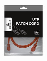 Gembird PP12-1M/R netværkskabel Rød Cat5e U/UTP (UTP)