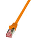LogiLink 5.0m, Cat6 netværkskabel Orange 5 m S/FTP (S-STP)