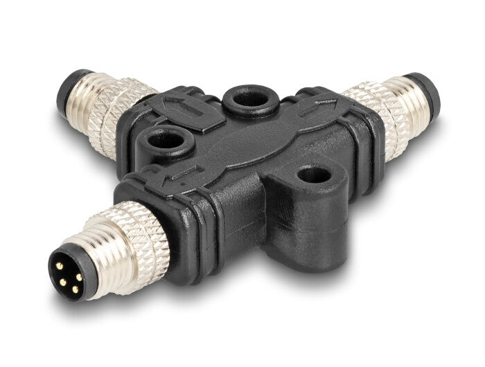 DeLOCK 60574 kabelsplitter eller -samler Kabelfordeler Sort
