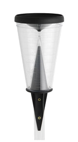 TFA-Dostmann 47.1008 regnmåler Sort, Transparent