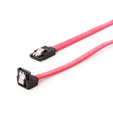Gembird CC-SATAM-DATA90-0.1M SATA-kabel 0,1 m Rød