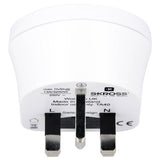 Skross 39768 strømstik adapter Universel Type F Hvid