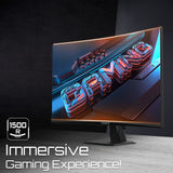 GIGABYTE GS27FC computerskærm 68,6 cm (27") 1920 x 1080 pixel Fuld HD LCD Sort