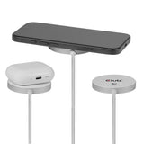 CLUB3D CAC-3026 oplader til mobil enhed Mobiltelefon, Smartphone Hvid USB Trådløs opladning Hurtig opladning Indendørs
