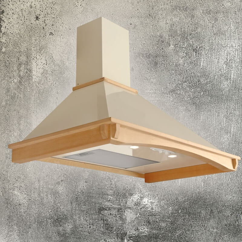Akpo WK-4 Rustica Country Vægmonteret Beige, Træ 450 m³/t