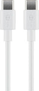 Goobay 66317 USB-kabel USB 2.0 1 m USB C 0,48 Gbit/sek. Hvid