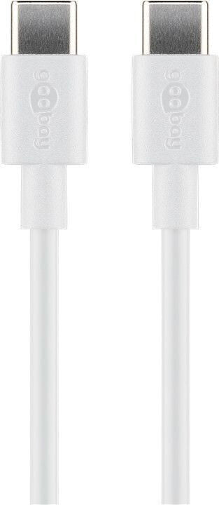 Goobay 66317 USB-kabel USB 2.0 1 m USB C 0,48 Gbit/sek. Hvid
