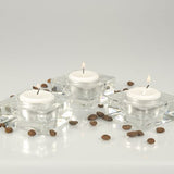 Papstar 82674 vokslys Cylinder Hvid 100 stk