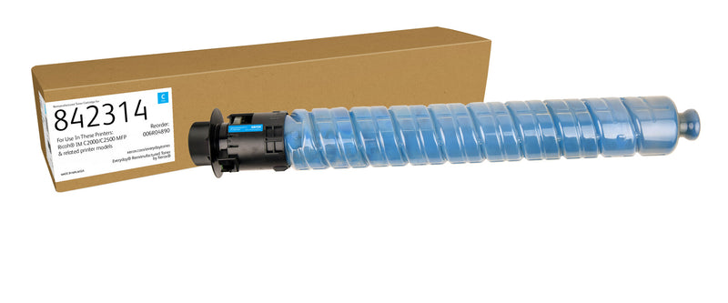 Everyday™ Cyan Remanufactured Toner by Xerox compatible with Ricoh 842314, Standard kapacitet