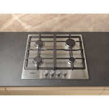Whirlpool TGML 660 IX Rustfrit stål Indbygget 60 cm Gaskomfur 4 zone(s)
