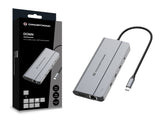 Conceptronic DONN34G dockingstation Ledningsført USB 3.2 Gen 2 (3.1 Gen 2) Type-C Grå