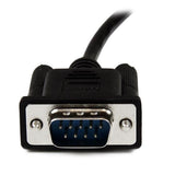 StarTech.com SCNM9FM2MBK serielkabel Sort 2 m DB-9
