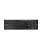 CHERRY KW 9100 SLIM tastatur Universel RF trådløs + Bluetooth QWERTZ Tysk Sort