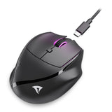 Sharkoon OfficePal M25W mus Spil Højre hånd RF Wireless + USB Type-C Optisk 4000 dpi